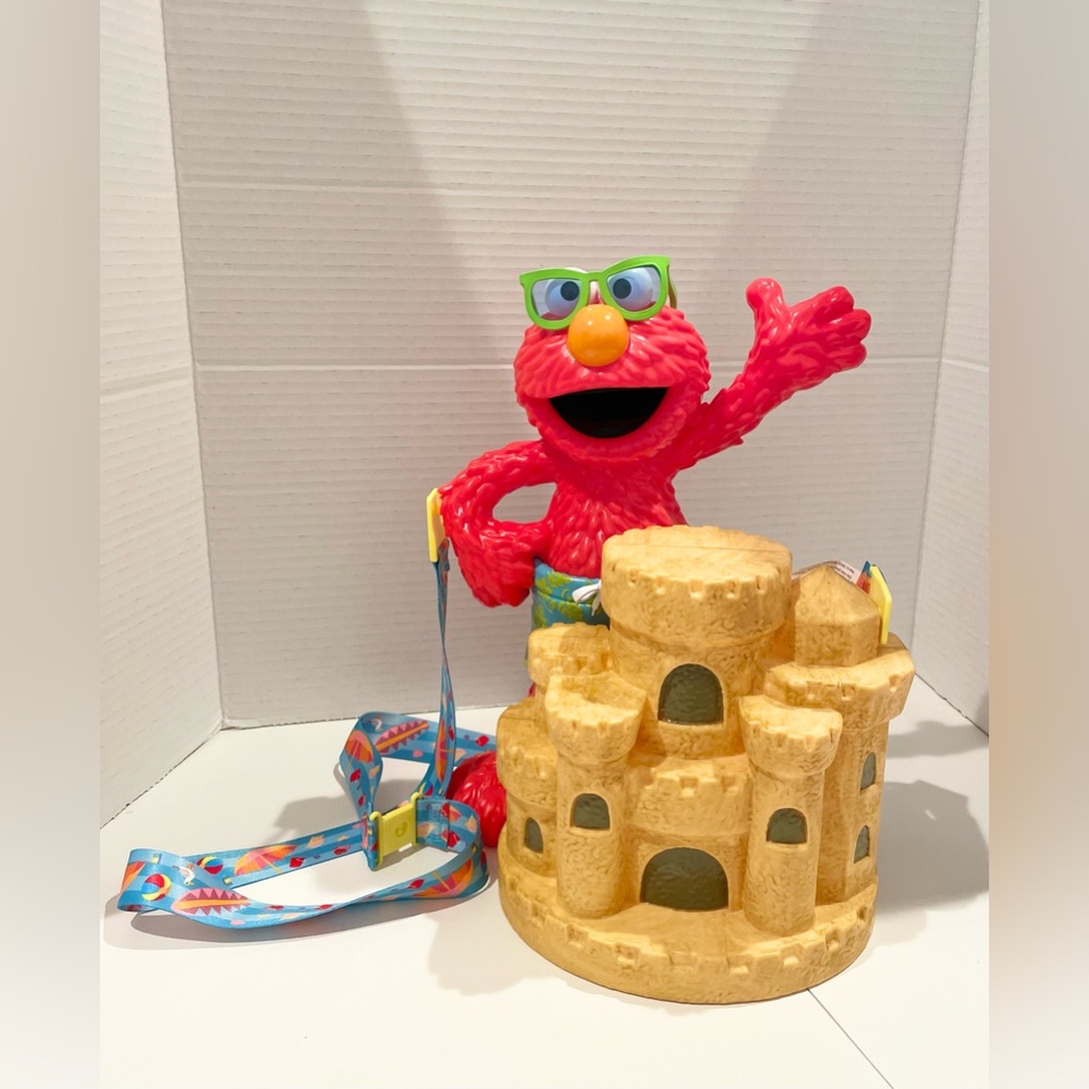 2025 Sesame Place Elmo Popcorn Bucket Sesame Street